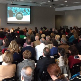Community leaders gathered at the Adventure Science Center Monday for the release of the Nashville Area Chamber of Commerce annual report card.
Credit: Marc Hill/Nashville Area Chamber of Commerce.